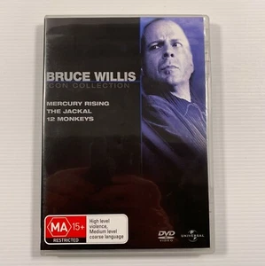 Bruce Willis Icon Collection (DVD 2007) 12 Monkeys Mercury Rising The Jackal R4 - Bild 1 von 4