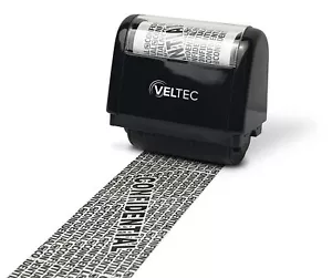 ID Protector Ink Roller Stamp Identity Theft Protection Black Stamp Only - Picture 1 of 6