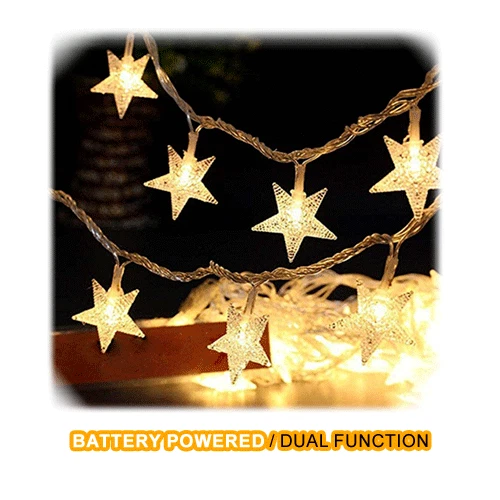 Sansai LED Star Decorative Lights GL-DD050WW