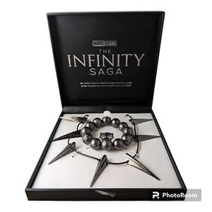 MARVEL BLACK PANTHER COLLECTOR REPLICA SET KIMOYO BEADS AND TCHALLA NECKLACE - Picture 1 of 4
