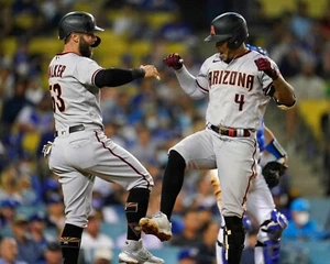 8x10 Photo CHRISTIAN WALKER & KETEL MARTE Arizona Diamondbacks MLB Baseball - Picture 1 of 1