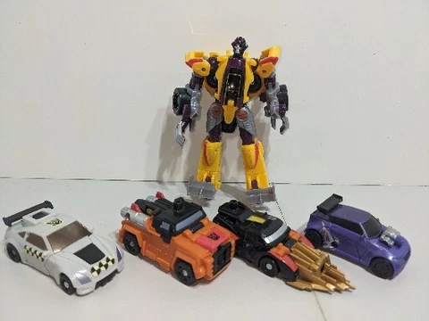 Transformers Power Core Combiners Commander Over-Run w Stunticons 2010 Nice! Cover