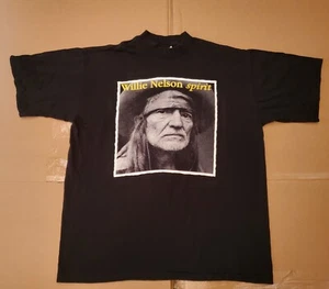 Vtg 90's Willie Nelson Spirit Tour T- Shirt Texas Single Stitch All Sport XL - Picture 1 of 15