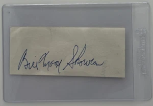 Bill Moose Skowron Cut Autograph Signed Auto - Rare with Bill + Moose - Picture 1 of 2