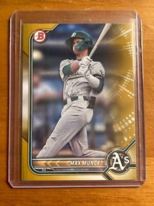 2022 Bowman Draft MAX MUNCY Prospect Gold Parallel /50 #BD-69