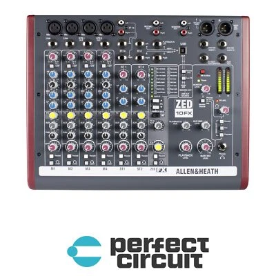 Allen & Heath ZED-10FX Compact MIXER - NEW - PERFECT CIRCUIT - Image 1 of 4