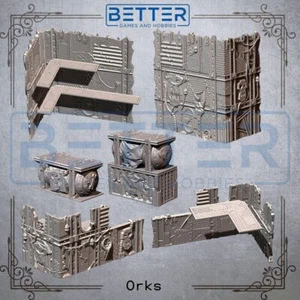 Orks, Txarli, Foldable, WTC Competitive Tabletop Terrain, Grimdark, Sci-Fi. - Picture 1 of 20