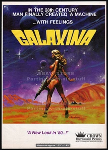GALAXINA - Anuncio comercial original 1979 / póster / promoción anticipada _ Dorothy Stratten - Imagen 1 de 1