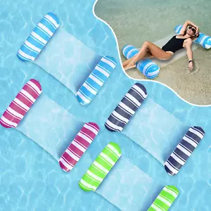 Pool Float Adults 4-In-1 Water Hammock Float,Saddle, Drifter,Lounger Inflatable  - Picture 1 of 12