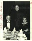 1989 Press Photo Harold & Leah Weis, Reverend Monsignor Robert W. Muench at Ball
