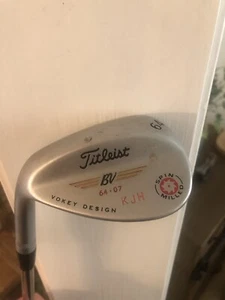 Titleist Vokey 2009 Spin Milled Lob Wedge 64 Grad LH Stahl Wedge Schaft - Bild 1 von 3