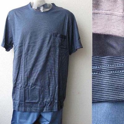 Pijama Hombre Boxer Short Pijama Hanro 5151 Grafito O Azul Vaquero M L XL - Imagen 1 de 4