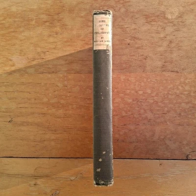 Some Problems Of Philosophy By William James Hardcover 1911 Edition READ Foto 1 de 4