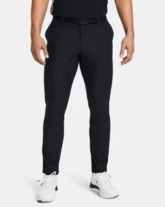 Size 36X32- Under Armour Men's Curry Splash Golf Pants, Black. - Picture 1 of 7