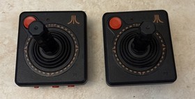 Atari 2600 Flashback Replacement OEM Controllers Classic Game Console Set of 2