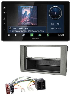 Kenwood MP3 Bluetooth USB DAB Autoradio für Iveco Daily (06-14) dunkelgrau - Bild 1 von 4
