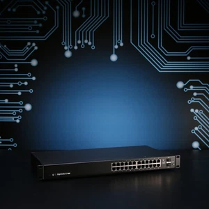 Ubiquiti EdgeSwitch Lite 24 Rackmount Gigabit Managed Switch // 24x RJ-45, 2x SF - Picture 1 of 6