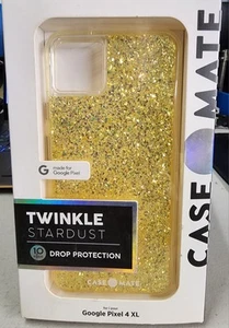 Case-Mate Twinkle Stardust Case For Goggle Pixel 4 XL Gold Glitter - Picture 1 of 3
