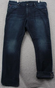 Polo Ralph Lauren Jeans Herren 38 x 32 Varick Slim Straight Indigo Blau Schnurrhaare - Bild 1 von 18