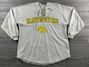 Maglia donna Iowa Hawkeyes manica lunga Spirit taglia small stringata oversize - Foto 1 di 8