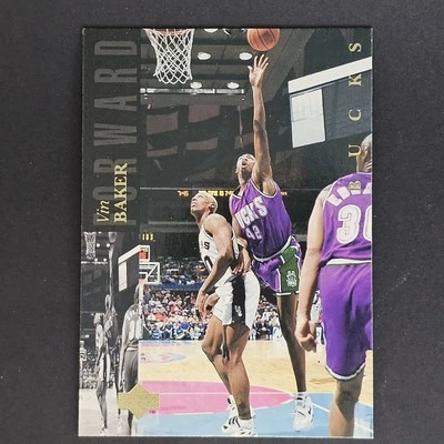1994-95 Upper Deck Basketball Vin Baker Rookie RC  Card #69 Bucks - Image 1 of 2