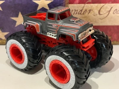 HOT WHEELS MONSTER TRUCKS HI-TAIL HAULER (56 FORD) GRAY/ RED NICE - Image 1 of 4