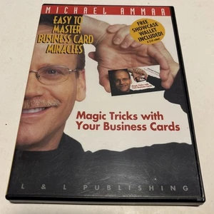 Easy to Master Business Card Miracles by Michael Ammar Magic Trick DVD - Picture 1 of 5