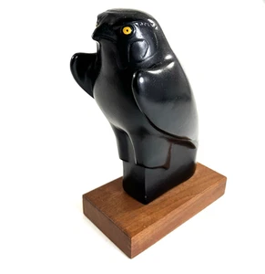 VTG HORUS FALCON Statue Alva Museum Replica Reproduction Original in Louvre 1955 - Picture 1 of 17