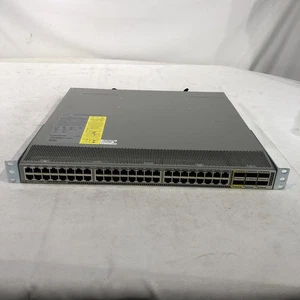Przełącznik przedłużacza tkanin Cisco Nexus N2K 2348TQ-10GE 48 portów GbE 6P QSFP + GB921 - Zdjęcie 1 z 7