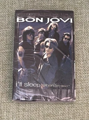 Bon Jovi       **NEW/SEALED PROMO CASSETTE SINGLE**     I'll Sleep When I'm Dead - Image 1 of 2
