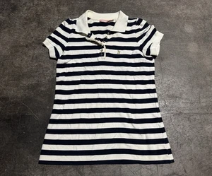 Polo Juicy Couture Y2K Vintage a Rayas Preppy Rich Girl Azul XL - Imagen 1 de 10