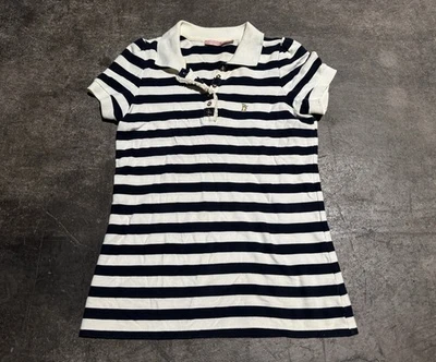 Polo Juicy Couture Y2K Vintage a Rayas Preppy Rich Girl Azul XL Foto 1 de 4