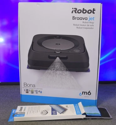 iRobot Braava Jet m6 m6113 Ultimate Robot Mop - Wi-Fi Connected Kit - New Sealed - Image 1 of 4