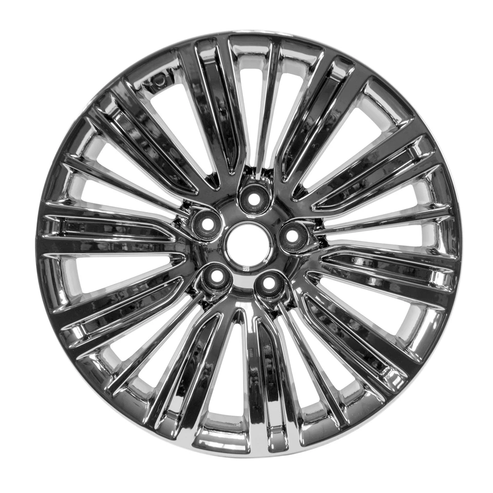 PVD Light Chrome 15 Spoke 19 x 8 Refurbished Wheel - Image 1 of 1
