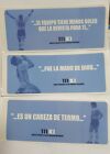 Lot Lotto 3 Adesivi Stickers Museo M10 Maradona Napoli Argentina  20 X 8 Cm