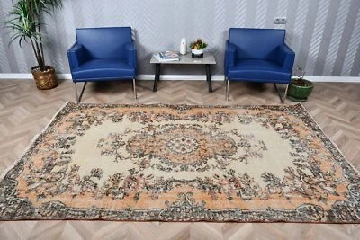 5.6x8.9 ft Large Rugs, Salon Rug, Anatolian Rugs, Vintage Rug, Home Decor  Rug - Image 1 of 4