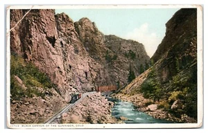 Postal del Monumento Nacional Black Canyon of Gunnison River Colorado - Imagen 1 de 3