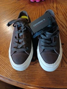 Converse X; John Varvatos All Star Leder Braun Herren US 4 Damen 6, Neu! - Bild 1 von 9