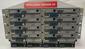 Cisco UCS 5108 8x UCS B200 M3 Blades 16x E5-2695v2 6.1TB DDR3 RAM Blade Solution - Picture 1 of 2