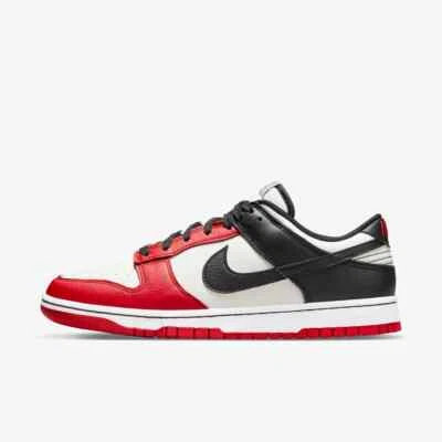 Nike x NBA Dunk Low Retro EMB Black and Chile Red Shoes DD3363-100 # US 7 - Image 1 of 4