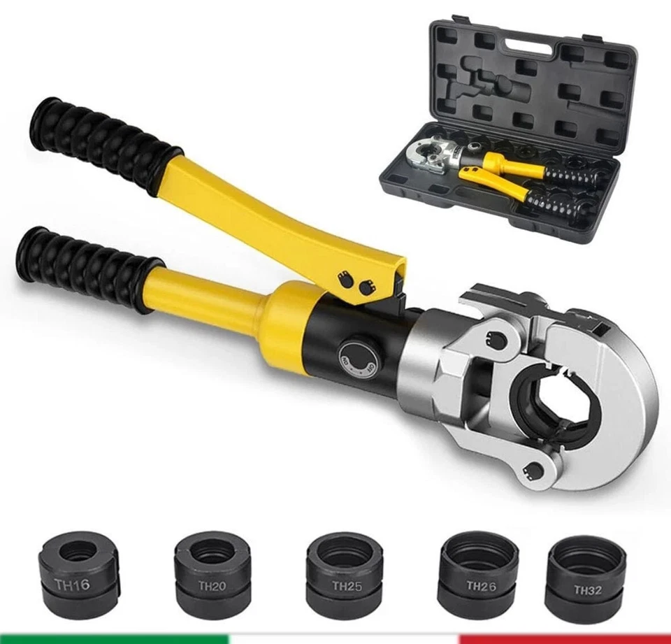 Pressatrice Pinza Multistrato Crimpatrice Idraulica per Tubi TH 16-20-25-26-32 - Immagine 1 di 4