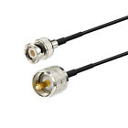 Bnc Male Plug To Uhf Pl-259 Male Rf Adapter Cable Rg174 Coaxial Pigtail 80Cm