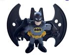 Imaginext Figure - black BATMAN with bat flying wings set lot
