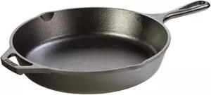 Lodge L8SK3 10.25 Inch Cast Iron Skillet, Pre-Seasoned and Ready for Use_Black - Picture 1 of 2