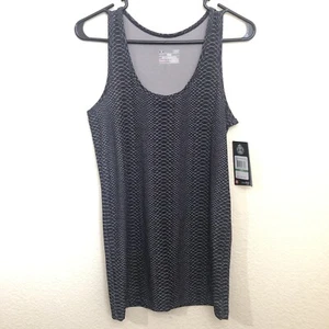 UNDER ARMOUR Womens Large Heat Gear Fitted Sleeveless Tank Top Long NWT - Picture 1 of 12