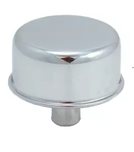Spectre Oil Breather Cap Chrome Metal White Foam 0.875 in (22 mm) 4300 - Picture 1 of 5