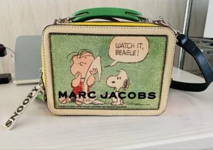 MARC JACOBS x Peanuts Snoopy collaboration Shoulder Box Bag The Box 20 Used - Picture 1 of 5