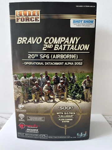1/6 Very Rare BBI Elite force "Slick" 2005 Shot Show Exclusive Cover