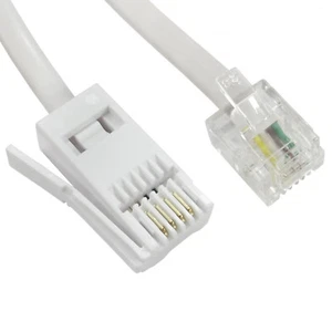 3m RJ11 auf BT Kabel Kabel Modem Fax Telefon Festnetz Telefon Stecker BT Buchse - Bild 1 von 12