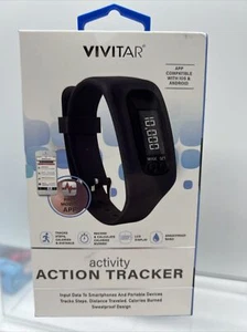 Vivitar Activity Action Tracker Fitness Watch Works With IOS & ANDROID Brand New - Picture 1 of 2